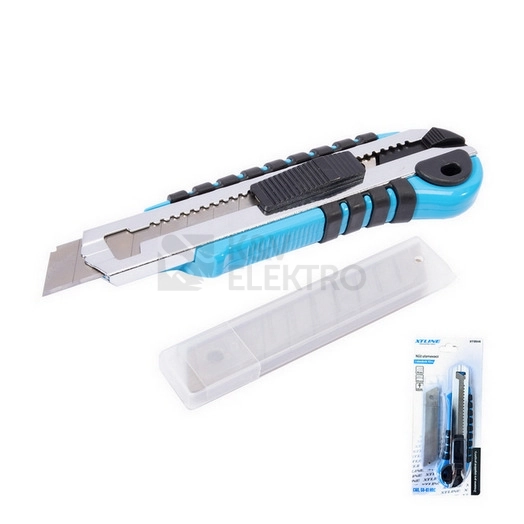 Obrázek produktu Nůž ulamovací + zásobník C60 18mm (10 ks čepelí) - náhrada za P19102 XTline XT19546 0