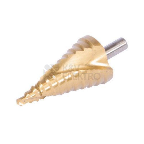 Vrták stupňovitý HSS TiN 5-35mm krok 2-4mm (TRI) XTline XT35535