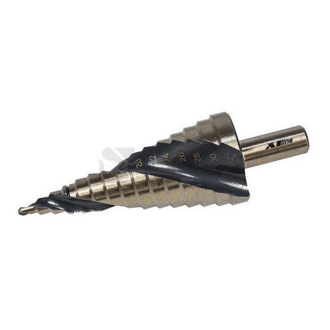 Obrázek produktu Vrták stupňovitý HSS TiAIN 4-32mm krok 2mm (TRI) XTline XT36032 0