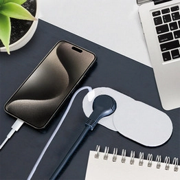 1z + USB A+C 20W PD vestavná zásuvka s posuvným víčkem 2m matná bílá Solight PP124CW-PD20 (obrázek 7)