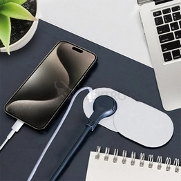 Obrázek produktu 1z + USB A+C 20W PD vestavná zásuvka s posuvným víčkem 2m matná bílá Solight PP124CW-PD20 4