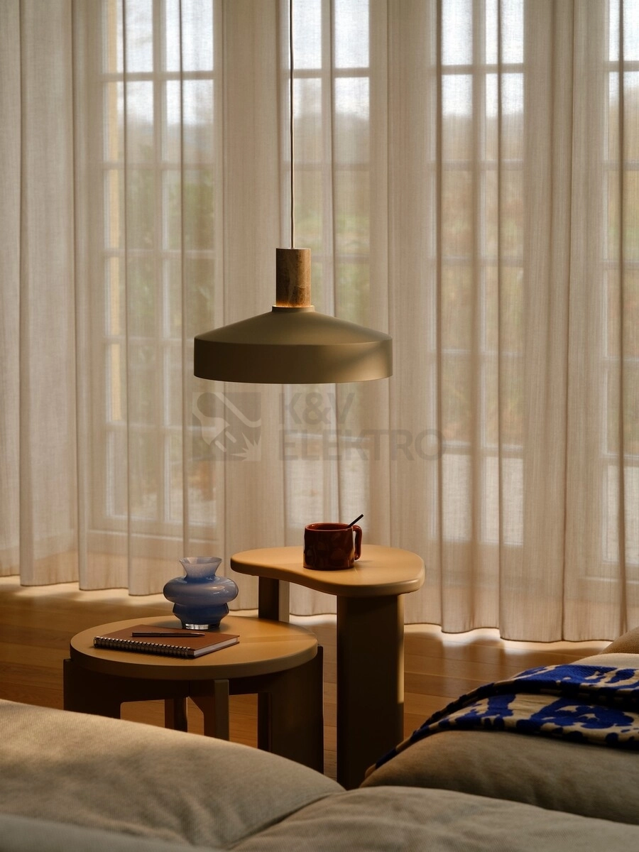 Obrázek produktu Závěsné svítidlo NORDLUX Elvas E27 1x60W béžová (mramor) 2512013009 1