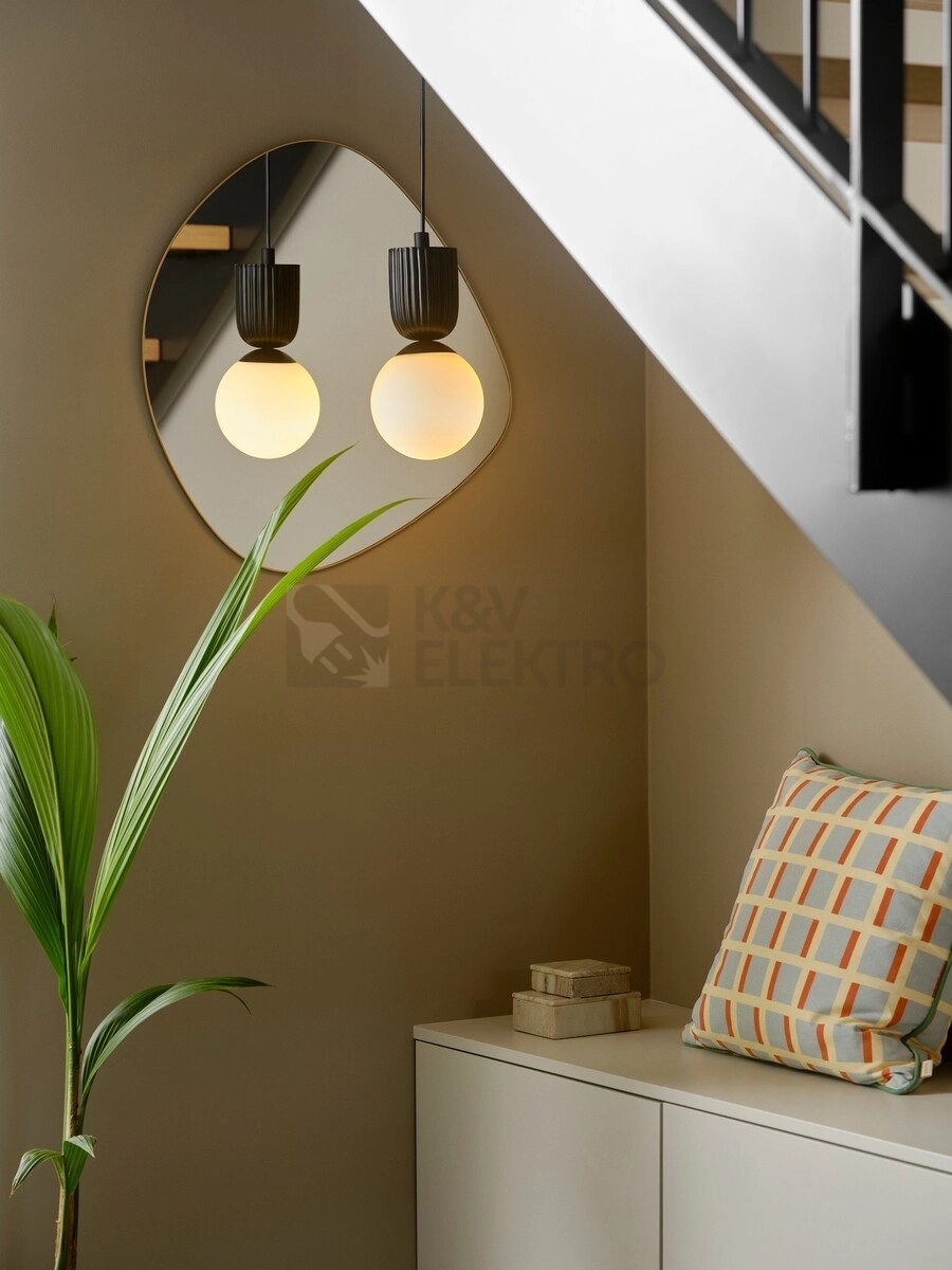 Obrázek produktu Závěsné svítidlo NORDLUX Sadie E14 1x6W světle hnědá (keramika) 2512603018 1