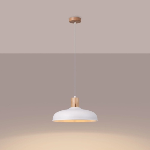 Závěsné svítidlo SOLLUX INDY bílé E27 1x15W bez žárovky SL.1323 (obrázek 3)