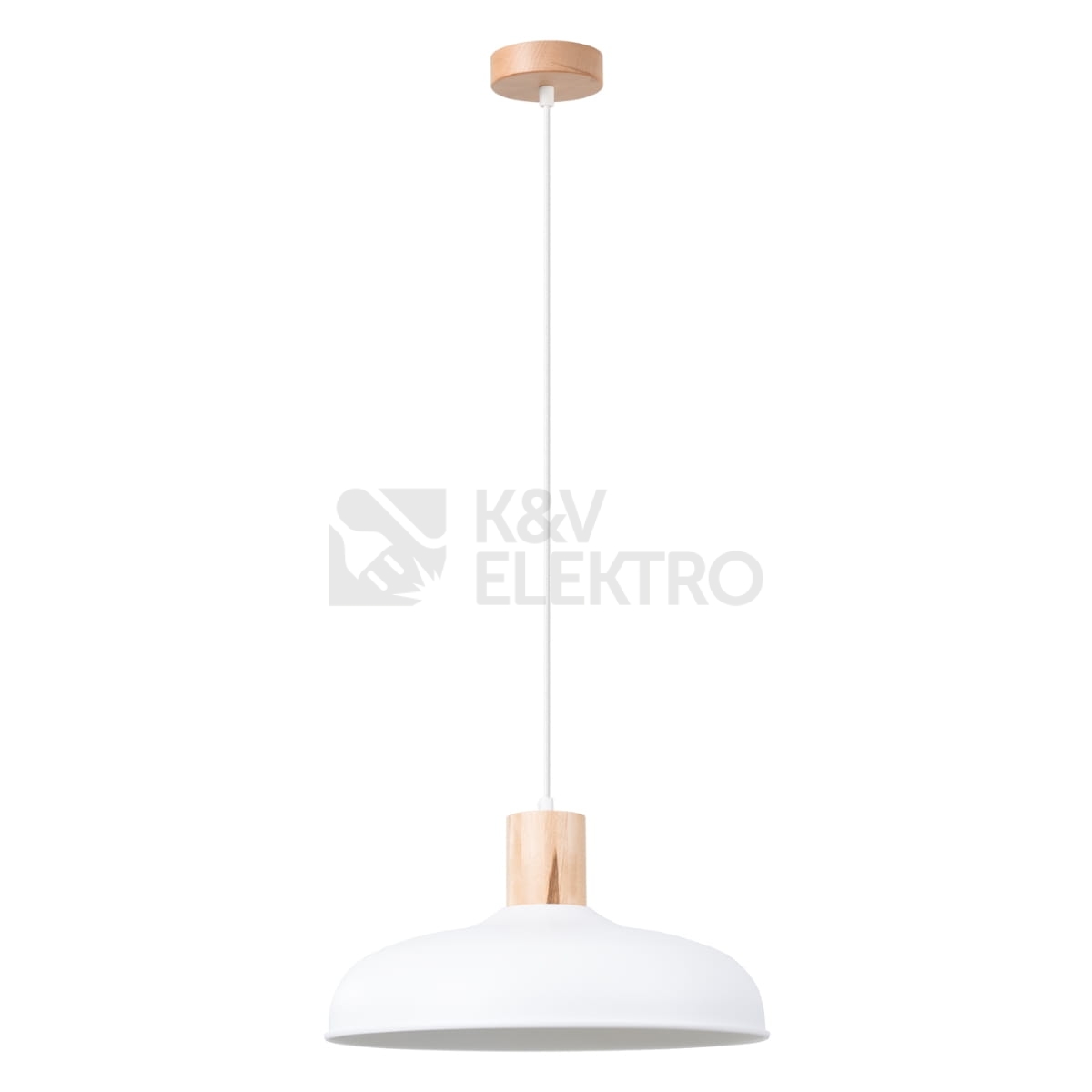 Obrázek produktu Závěsné svítidlo SOLLUX INDY bílé E27 1x15W bez žárovky SL.1323 0