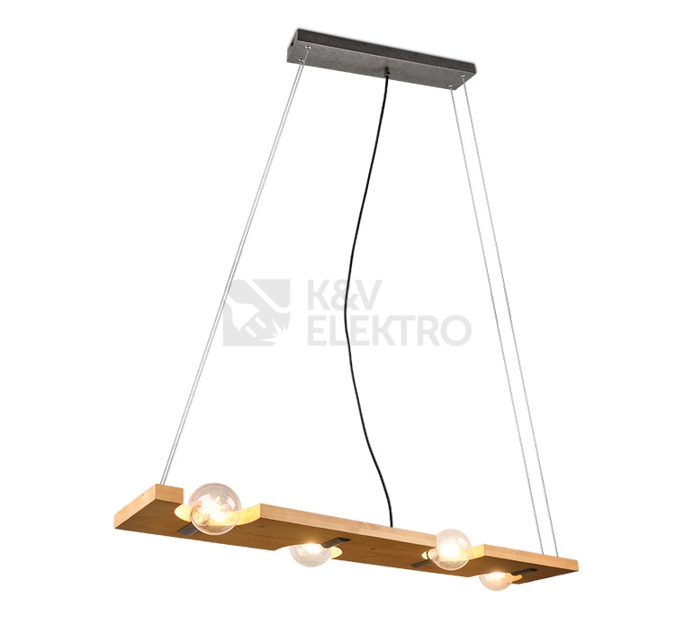 Obrázek produktu Závěsné svítidlo TRIO TAILOR E27 4x10W bez žárovek 314300430 0