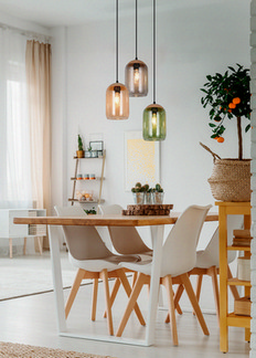 Závěsné svítidlo TRIO CORK E27 3x10W bez žárovek 364630317