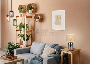 Obrázek produktu Závěsné svítidlo TRIO CORK E27 3x10W bez žárovek 364630317 1