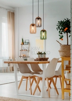 Obrázek produktu Závěsné svítidlo TRIO CORK E27 3x10W bez žárovek 364630317 3