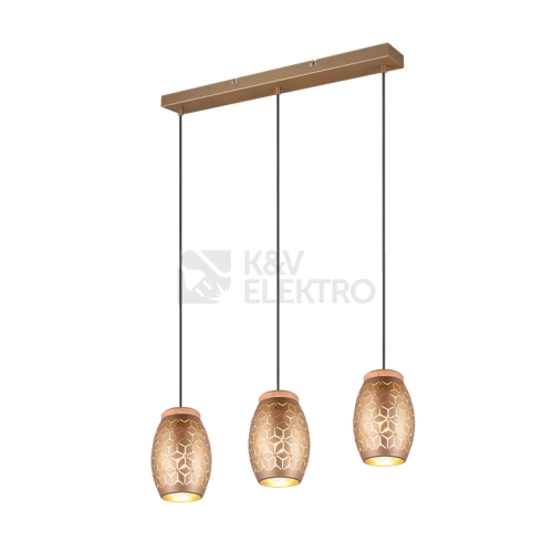 Závěsné svítidlo TRIO BIDAR E27 3x28W bez žárovek R31573065