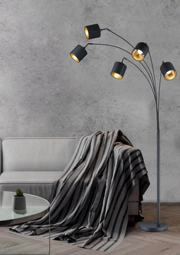 Stojací lampa TRIO TOMMY E14 5x28W bez žárovek R46330579 (obrázek 3)