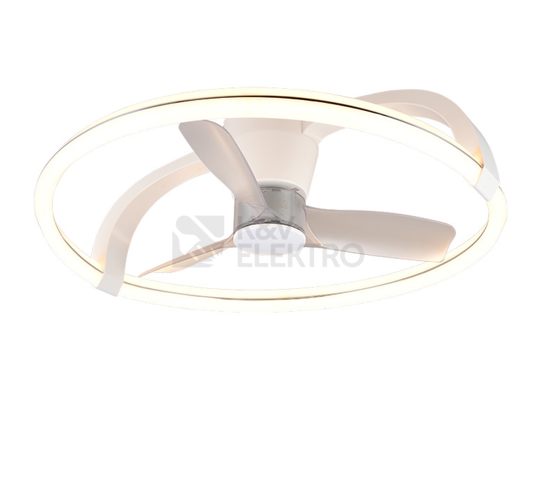 Obrázek produktu Stropní ventilátor s LED osvětlením TRIO STOCKHOLM 37W 2700K-6500K R64262131 0