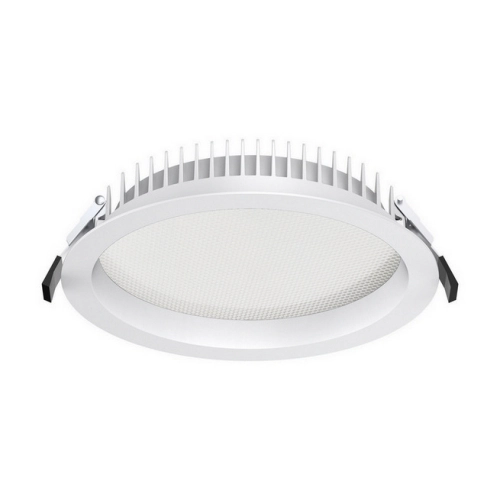 Vestavné LED svítidlo PROLUMIA Pro-Logic 200 Ø228x53mm pro výřez Ø 200-210mm 25W IP54 bílá 3000/3500/4000K nastavitelný výkon 421741 41