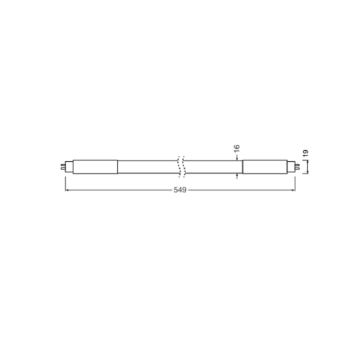 LED trubice zářivka LEDVANCE SubstiTUBE T5 AC (pouze 230V) 56cm HE G5 7W (14W) 3000K (obrázek 6)