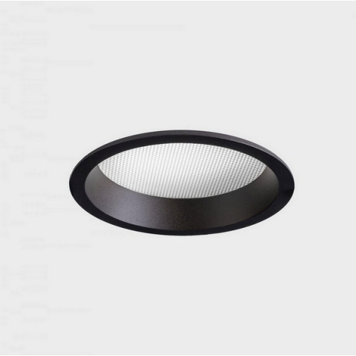 Zápustné LED svítidlo Kohl Lighting LIM Ø103mm černé 7W 3000K