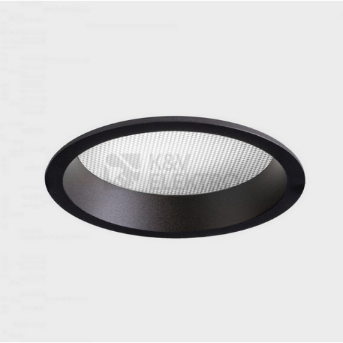 Zápustné LED svítidlo Kohl Lighting LIM Ø176mm černé 25W 3000K