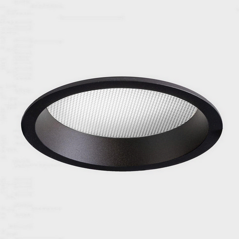 Zápustné LED svítidlo Kohl Lighting LIM Ø210mm černé 30W 3000K