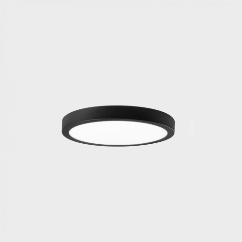 Stropní LED svítidlo Kohl Lighting DISC SLIM Ø90mm černé 6W 3000K