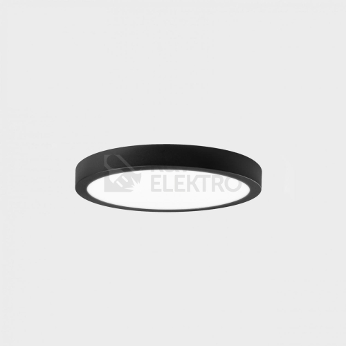 Stropní LED svítidlo Kohl Lighting DISC SLIM Ø225mm černé 24W 3000K
