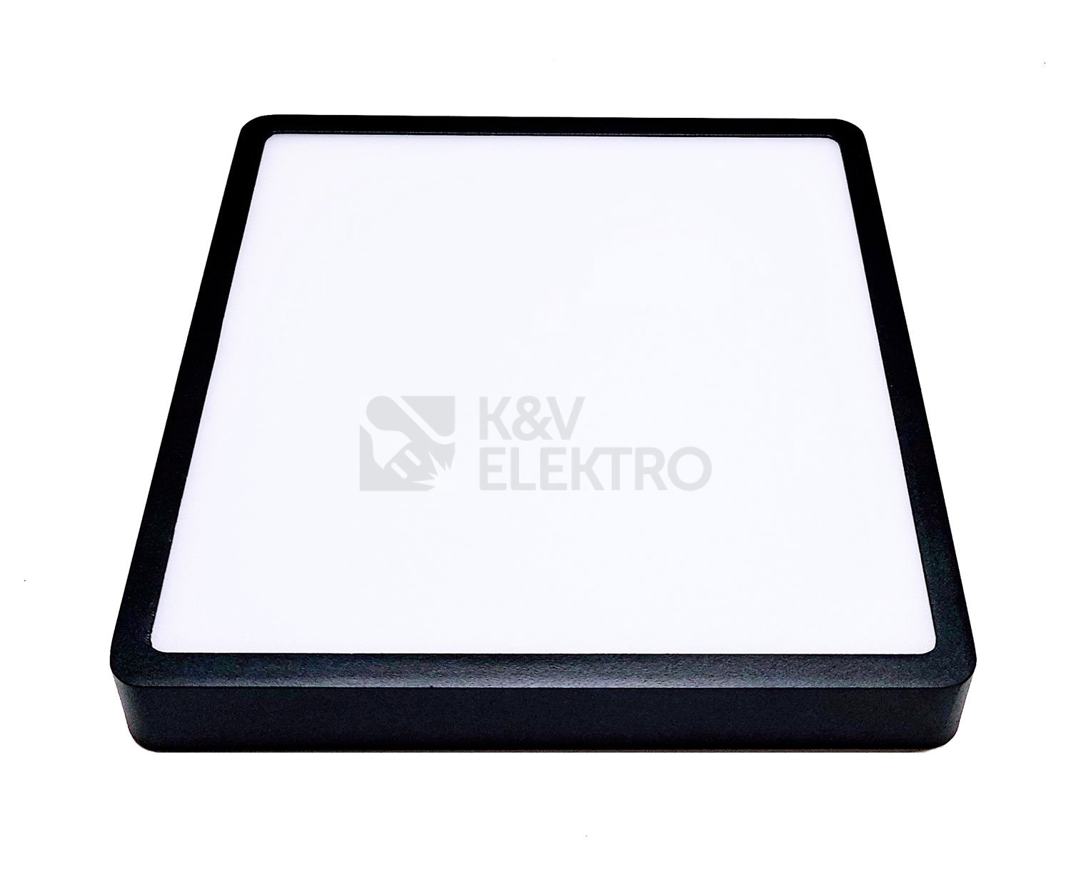 Obrázek produktu Stropní LED svítidlo Kohl Lighting DISC SLIM SQ 90x90mm černé 6W 3000K 0