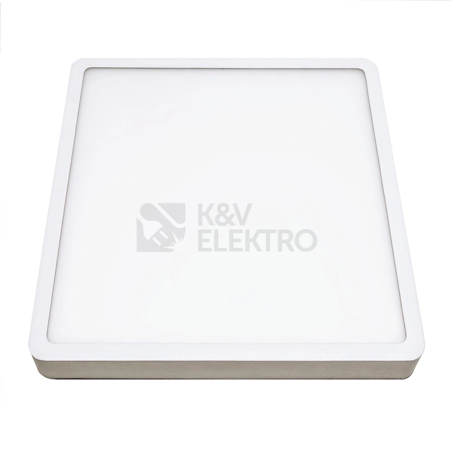 Obrázek produktu Stropní LED svítidlo Kohl Lighting DISC SLIM SQ 90x90mm bílé 6W 3000K 0