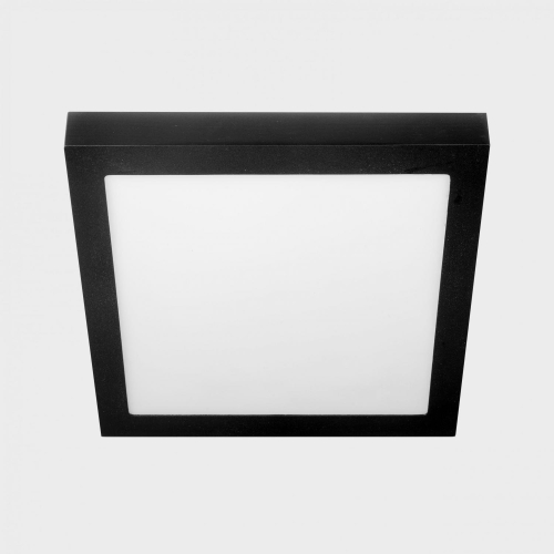 Stropní LED svítidlo Kohl Lighting DISC SLIM SQ 400x400mm černé 36W 3000K