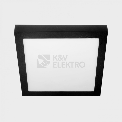 Stropní LED svítidlo Kohl Lighting DISC SLIM SQ 400x400mm černé 36W 3000K