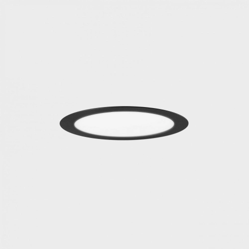 Zápustné LED svítidlo Kohl Lighting DISC Ø120mm černé 8W 3000K