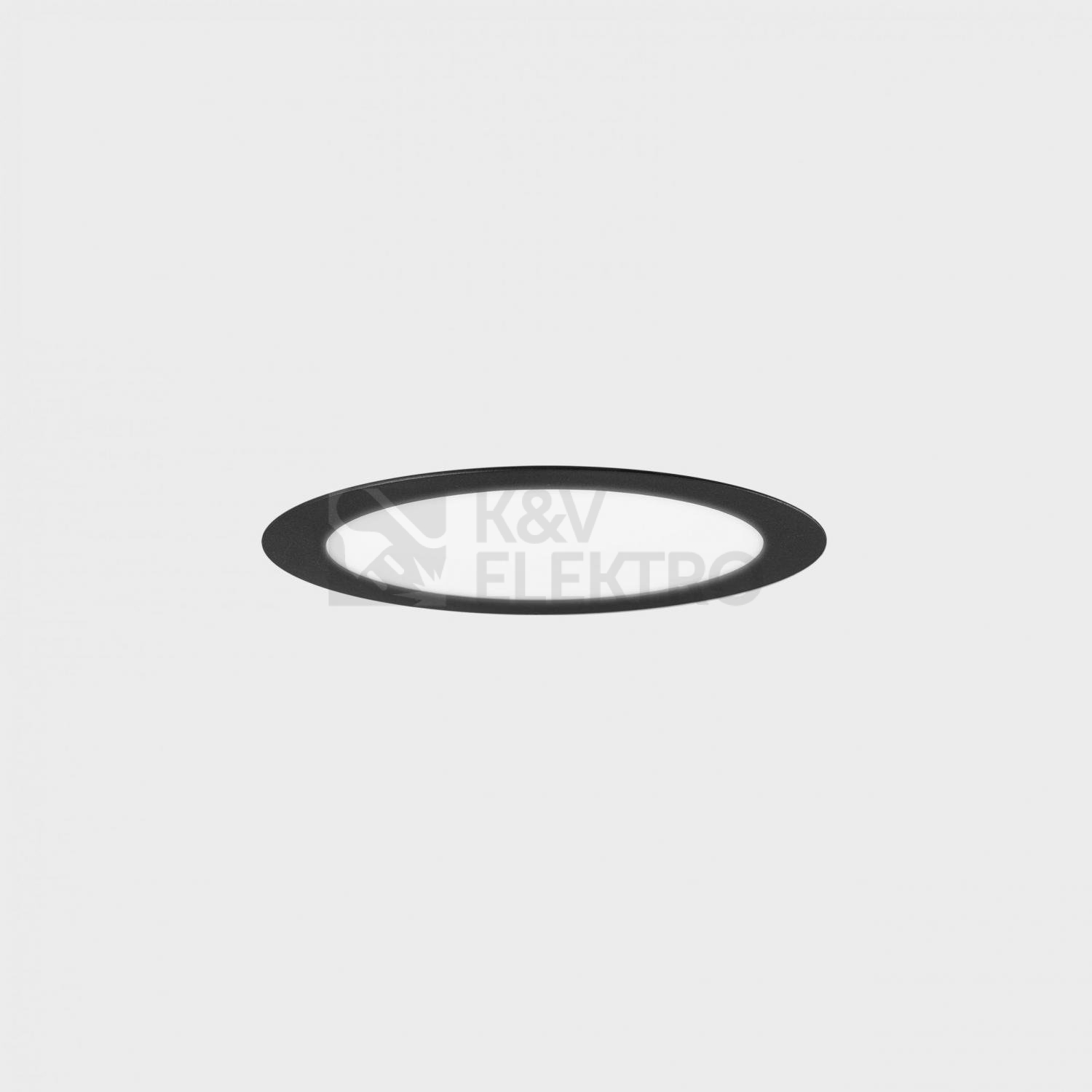 Obrázek produktu Zápustné LED svítidlo Kohl Lighting DISC Ø120mm černé 8W 3000K 0