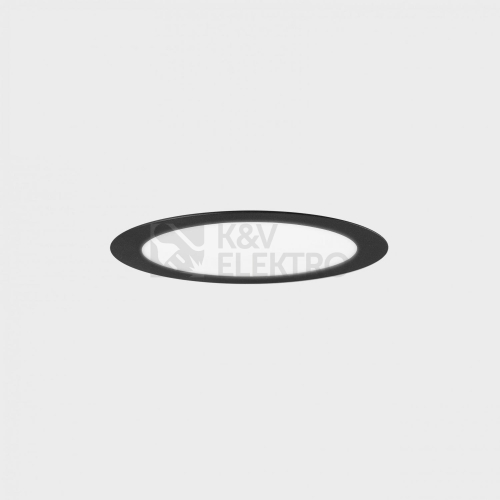 Zápustné LED svítidlo Kohl Lighting DISC Ø172mm černé 12W 3000K
