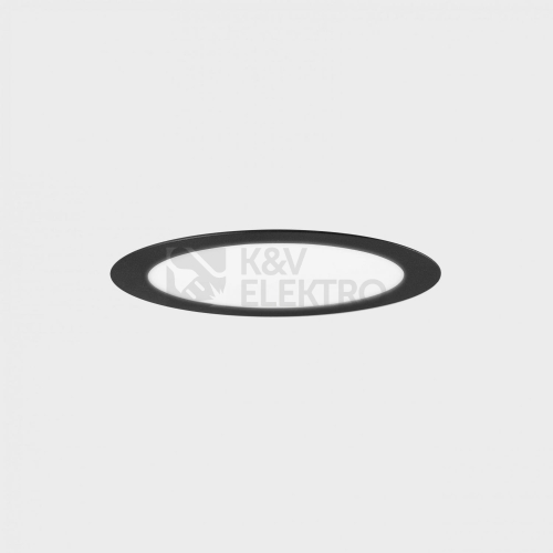 Zápustné LED svítidlo Kohl Lighting DISC Ø225mm černé 20W 3000K
