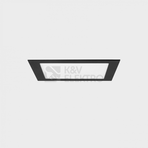 Zápustné LED svítidlo Kohl Lighting DISC SQ 172X172mm černé 12W 3000K