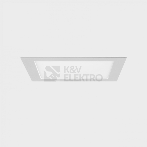 Zápustné LED svítidlo Kohl Lighting DISC SQ 300x300mm bílé 24W 3000K