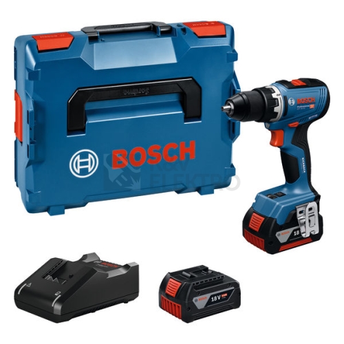 Aku vrtačka Bosch GSR 18V-65 bezuhlíková 2x aku Li-Ion 5,0Ah 0.601.9N3.203