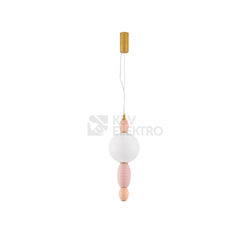 Závěsné LED svítidlo NOVA LUCE ORBIE 12W 3000K keramika a sklo 9009152