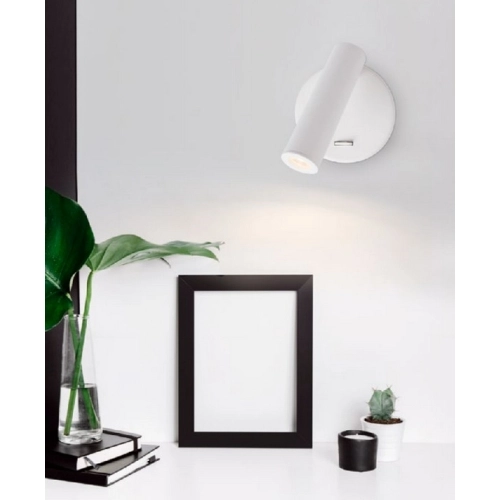 Nástěnné LED svítidlo NOVA LUCE CLIP 3W 3000K bílé s vypínačem 9030201 (obrázek 4)