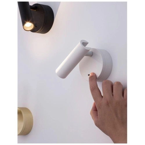 Nástěnné LED svítidlo NOVA LUCE CLIP 3W 3000K bílé s vypínačem 9030201 (obrázek 6)