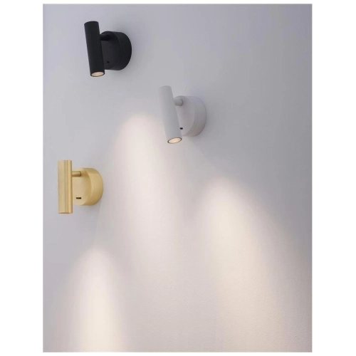 Nástěnné LED svítidlo NOVA LUCE CLIP 3W 3000K černé s vypínačem 9030202 (obrázek 5)