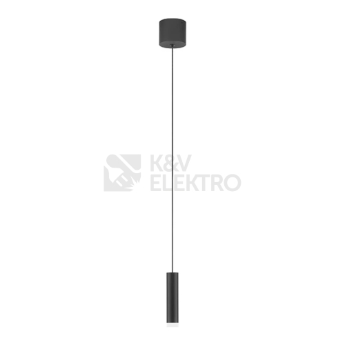 Závěsné LED svítidlo NOVA LUCE DOC 5W 3000K CRI>90 UGR<18 120° černé 9070164