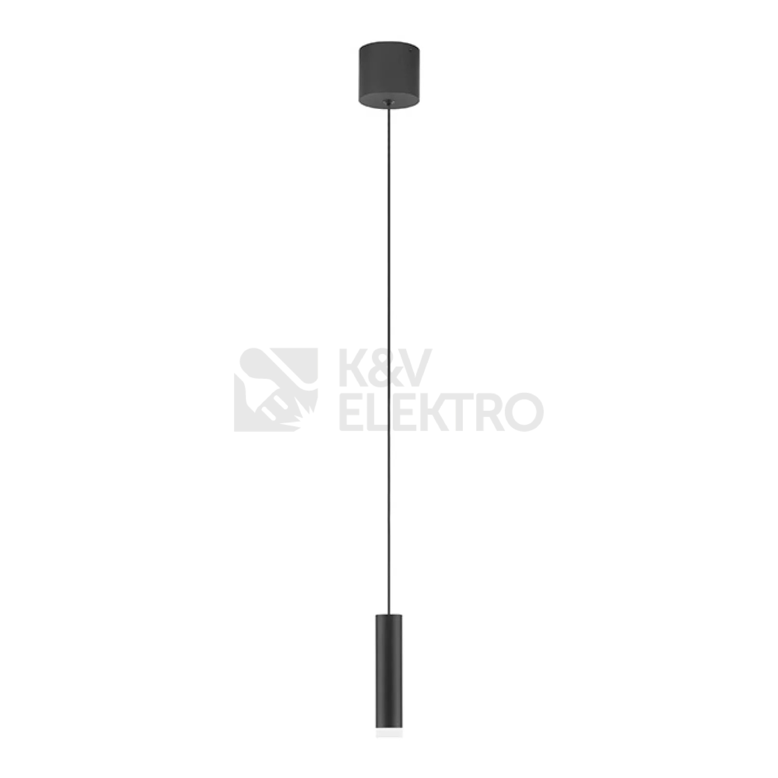 Obrázek produktu Závěsné LED svítidlo NOVA LUCE DOC 5W 3000K CRI>90 UGR<18 120° černé 9070164 0