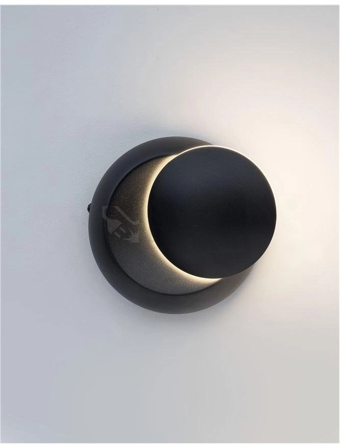 Obrázek produktu Nástěnné LED svítidlo NOVA LUCE ODIN 5W 3000K černé 910162 3
