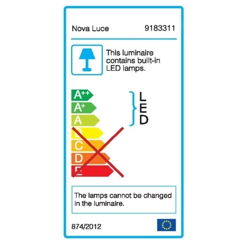 Nástěnné LED svítidlo NOVA LUCE ROOM 6W 3000K s odkládací poličkou 9183311 (obrázek 10)