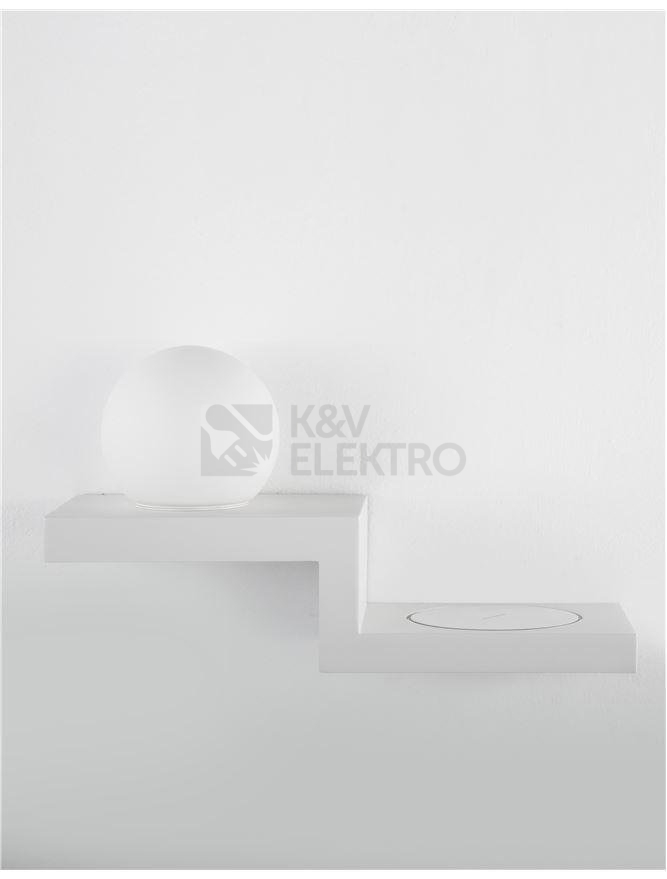 Obrázek produktu Nástěnné LED svítidlo NOVA LUCE ROOM 6W 3000K s odkládací poličkou 9183311 7
