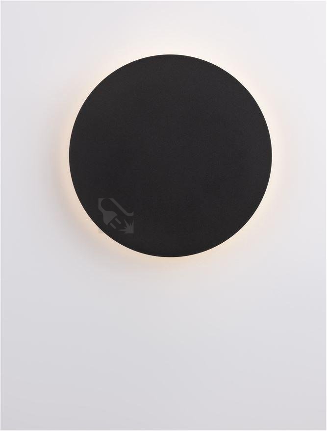 Obrázek produktu Nástěnné LED svítidlo NOVA LUCE CYRCLE 12W 3000K černé 9248154 1