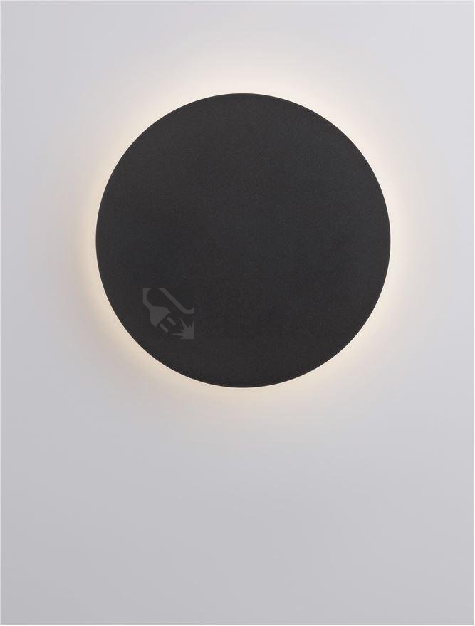 Obrázek produktu Nástěnné LED svítidlo NOVA LUCE CYRCLE 12W 3000K černé 9248154 2