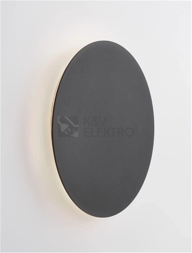 Obrázek produktu Nástěnné LED svítidlo NOVA LUCE CYRCLE 12W 3000K černé 9248154 4