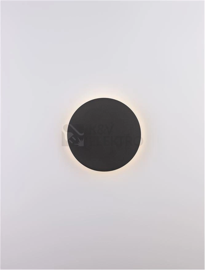 Obrázek produktu Nástěnné LED svítidlo NOVA LUCE CYRCLE 12W 3000K černé 9248154 8