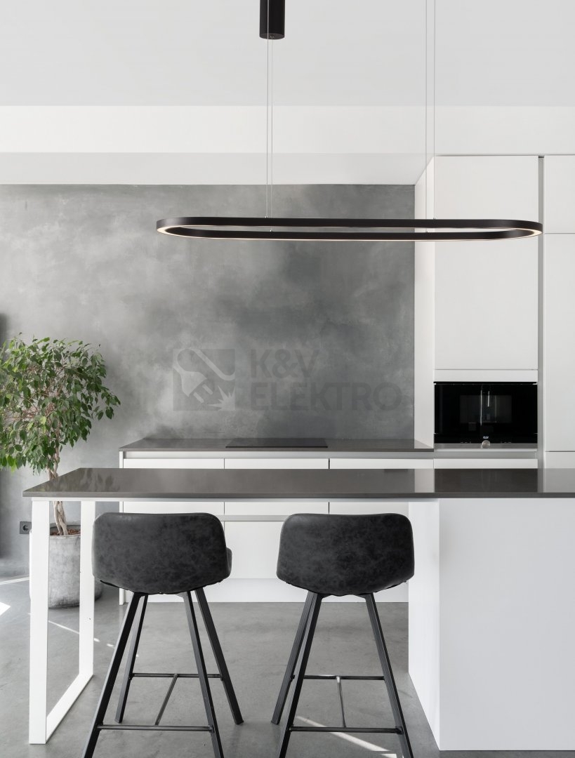 Obrázek produktu Závěsné LED svítidlo NOVA LUCE CUPPE 58W 3000K černé 9345624 1