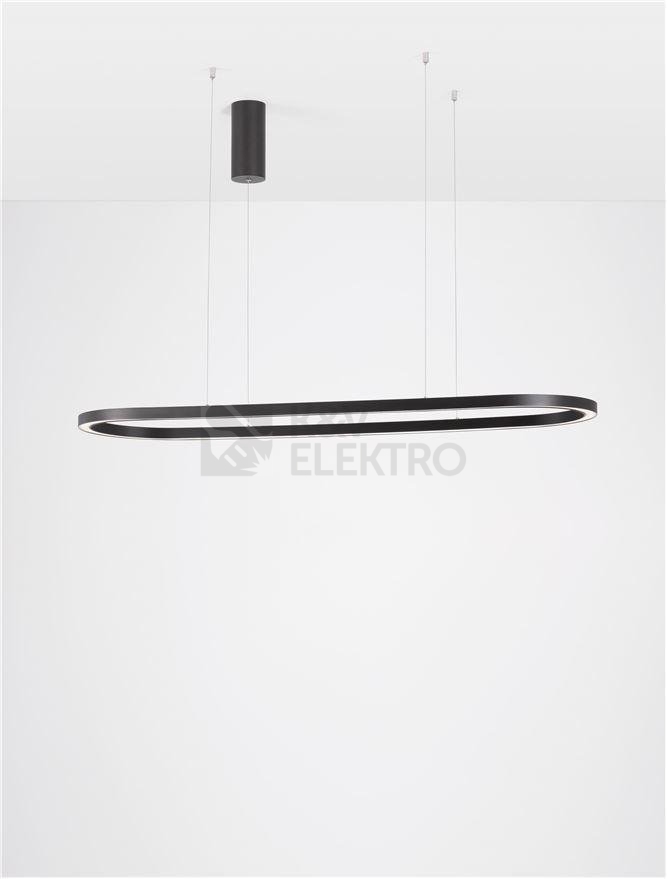 Obrázek produktu Závěsné LED svítidlo NOVA LUCE CUPPE 58W 3000K černé 9345624 8