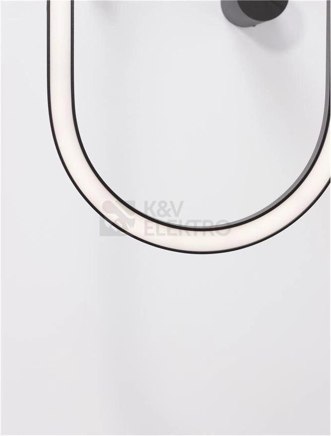 Obrázek produktu Závěsné LED svítidlo NOVA LUCE CUPPE 58W 3000K černé 9345624 9